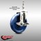 Service Caster 5 Inch 316SS Solid Polyurethane Swivel 3/8 Inch Threaded Stem Caster with Brake SCC-SS316TS20S514-SPUS-TLB-381615 - alternate 1